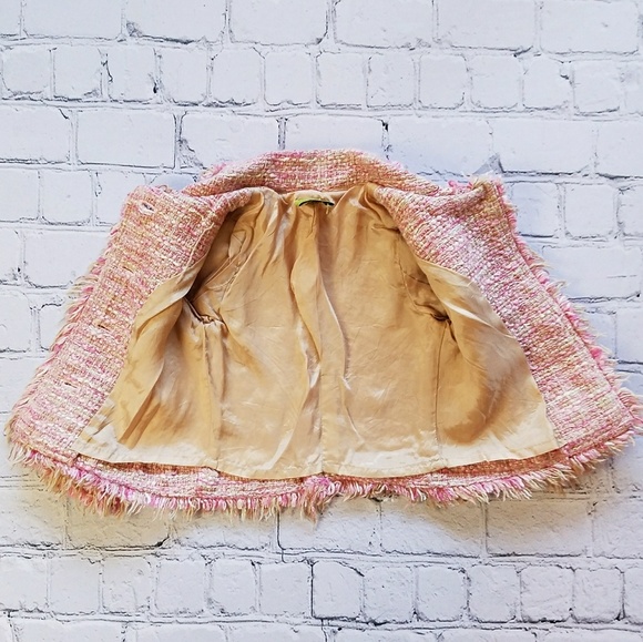 SARA SARA Girls Knit Pink Trendy Jacket Sz Small - Picture 5 of 8